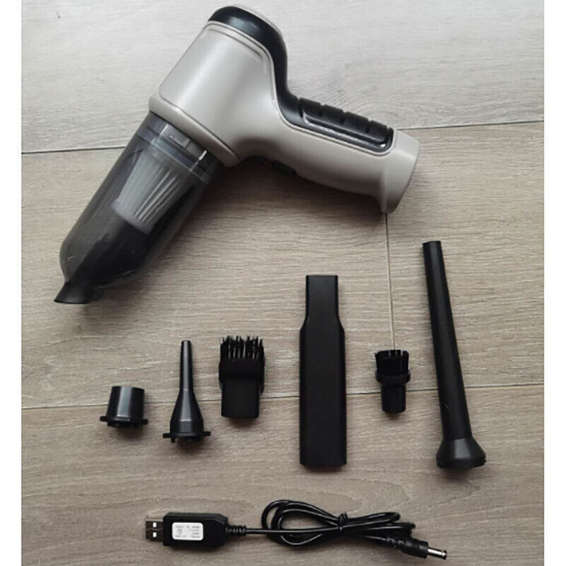 Akku-Handstaubsauger, 3-in-1 Mini-Handstaubsauger, 9000 Pa, 120 W, 4000 mAh, leistungsstarker Akku, USB-Schnellladefunktion, Autostaubsauger für