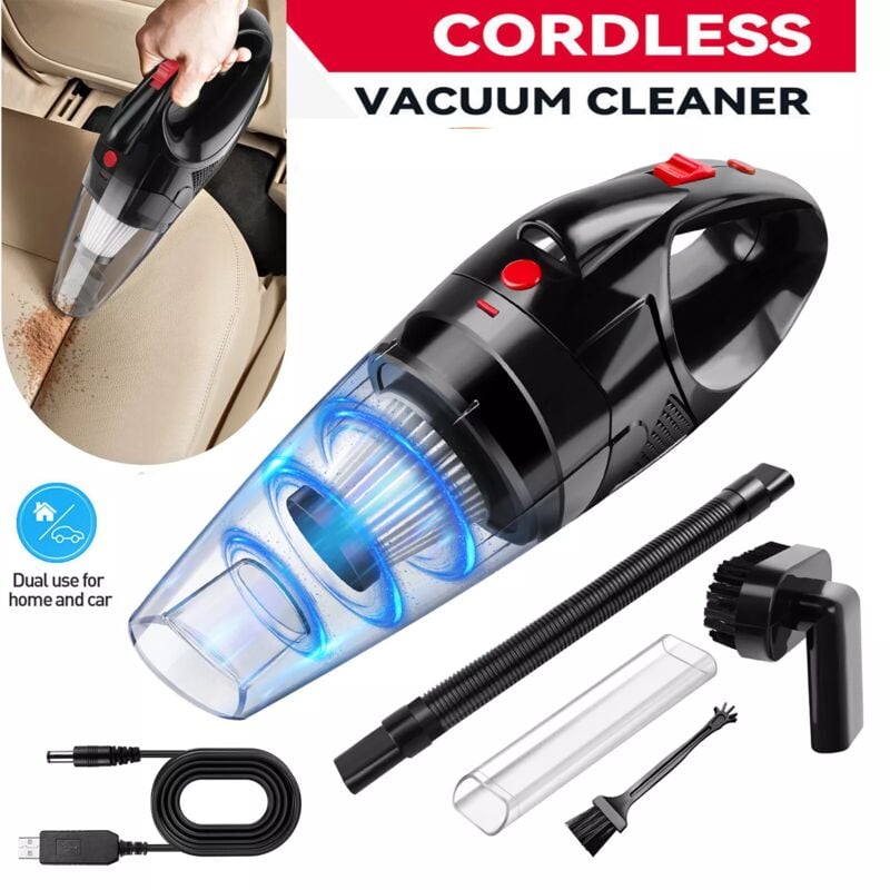 Akku Handstaubsauger Kabellos 380000pa Akku Handstaubsauger Beutellos + Zubehör