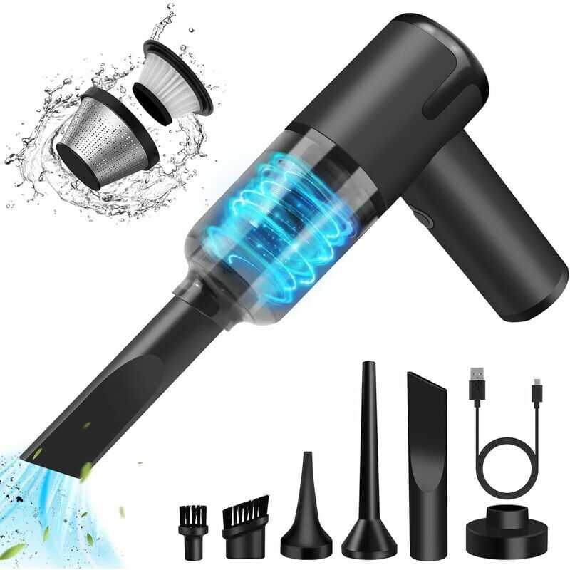 Akku-Handstaubsauger, Mini-Autostaubsauger, leichter Handstaubsauger für Auto, Büro und Zuhause