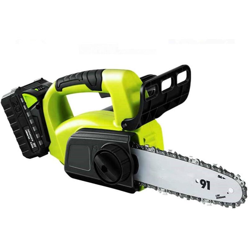 Akku-Kettensäge, Forstkettensäge für den Hausgebrauch, Handkettensäge zum Fällen kleiner Bäume, tragbare, akkubetriebene Mini-Kettensäge für den