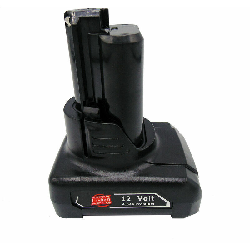 Akkupack gba für Bosch Akku 12 Volt / 10,8 Volt 4,0 Ah Li-Ion gba Professional 1600Z0002Y Batterie Ersatz für Bosch gsr gos gdr 12V 10,8V 2 607 336