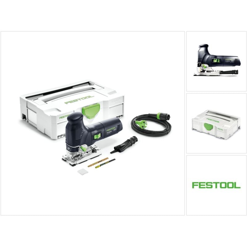Festool TRION PS 300 EQ-Plus Pendelstichsäge 720 W ( 576615 ) + 2x Sägeblatt + Splitterschutz + systainer - Nachfolger von 561445