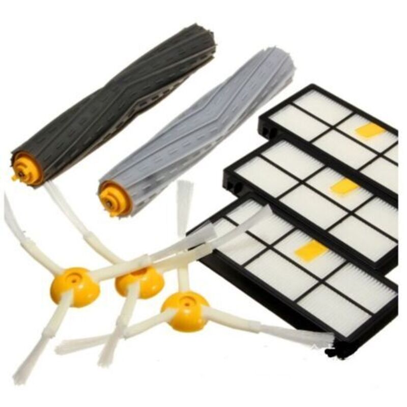 Aktions-Zubehör für Staubsauger – 8-teiliges Zubehör iRobot Ersatzteil-Set Zubehör für iRobot Roomba 800-900 Serien, 880-860-870-871-980-990 Roboter