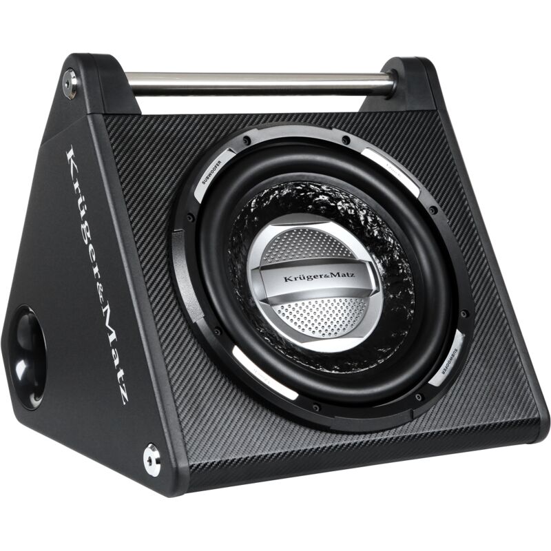 Aktiver Subwoofer fürs Auto, Boombox, 500 W, 12' High Power, Kruger & Matz