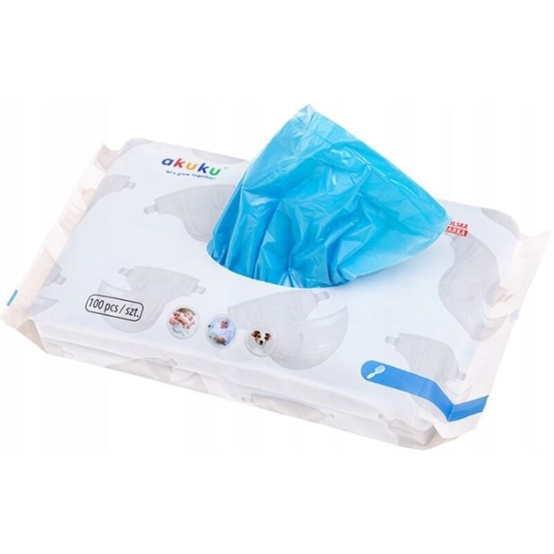 AKUKU DUFTBEUTEL FÜR GEBRAUCHTE WINDELN x100