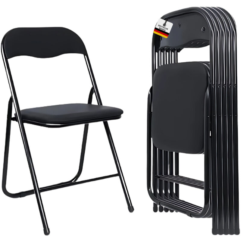 Klappstuhl Manitu Klappstühle Starker Metallrahmen Faltbarer Stuhl Besucher Konferenz Gast Stuhl - Albatros