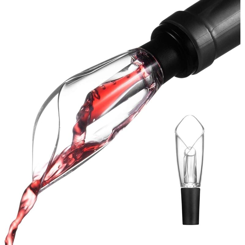 ALKOHOL-WEINFLASCHENSPENDER TRANSPARENTE GUMMIKAPPE 13cm