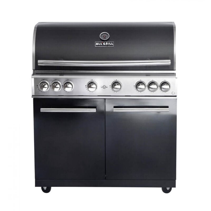 Allgrill Gasgrill chef xl black Modular Grundmodell 6 Brenner, Backburner (500706)
