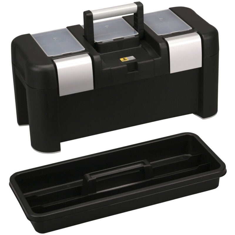 Allit Werkzeugkoffer McPlus Alu 21 ohne Inhalt schwarz Werkzeugkoffer