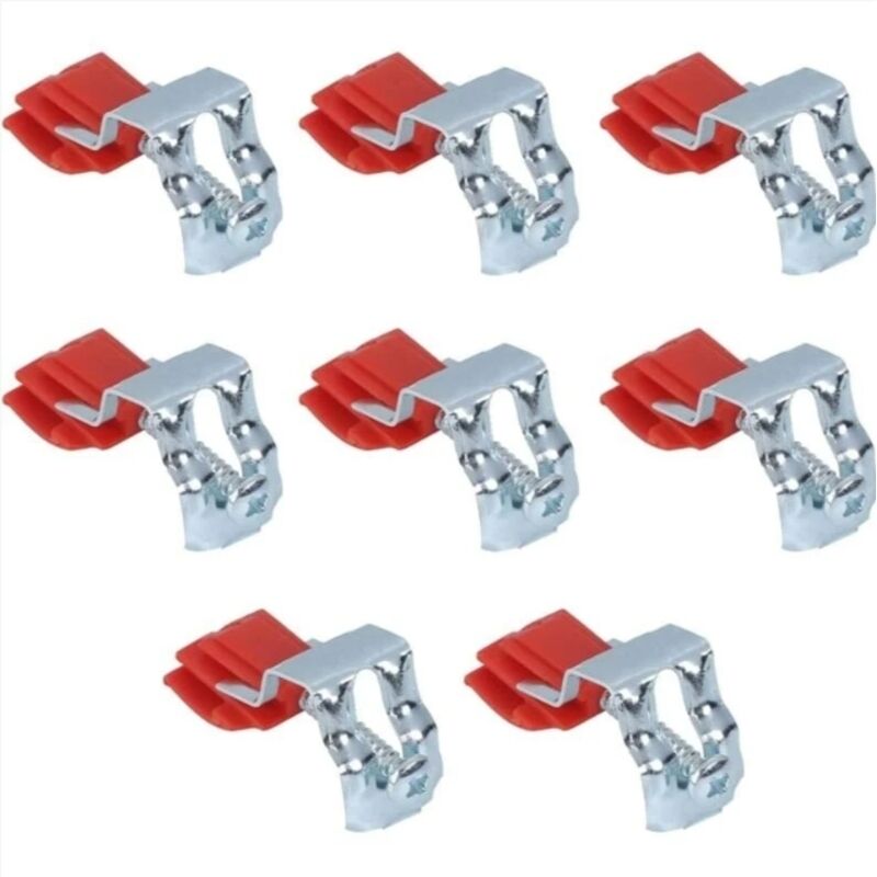 8 Stück Spülbecken-Befestigungsclips, Einbau-Spülbecken-Clips, Spülbecken-Montageclip, Küchenspülen-Clips, Installation, verstellbare perforierte