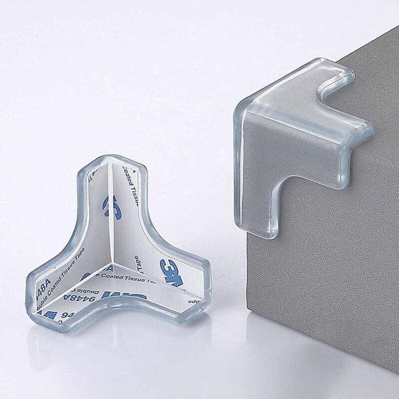 ALOVEZ Tisch-Eckenschutz, 20 Stück, transparenter Eckenschutz, Eckenschutz, stoßfester Eckenschutz für Tische und alle scharfen Möbel für Kinder und