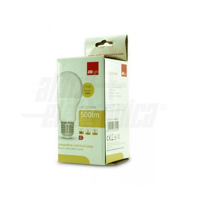 Alpha Elettronica - Alpha electronic lb122/1ww led-glühbirne - e27 sockel warmweiß 2700k