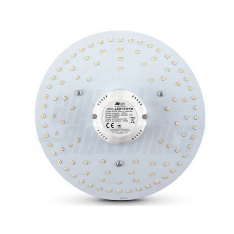 Alpha Elettronica - Alpha electronic led circular 12w 4000k durchmesser 12cm - ls551/010nw