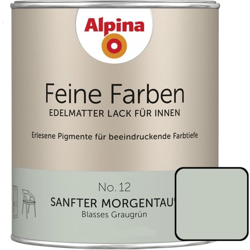 Alpina Feine Farben Lack No. 12 Sanfter Morgentau 750 ml Buntlacke