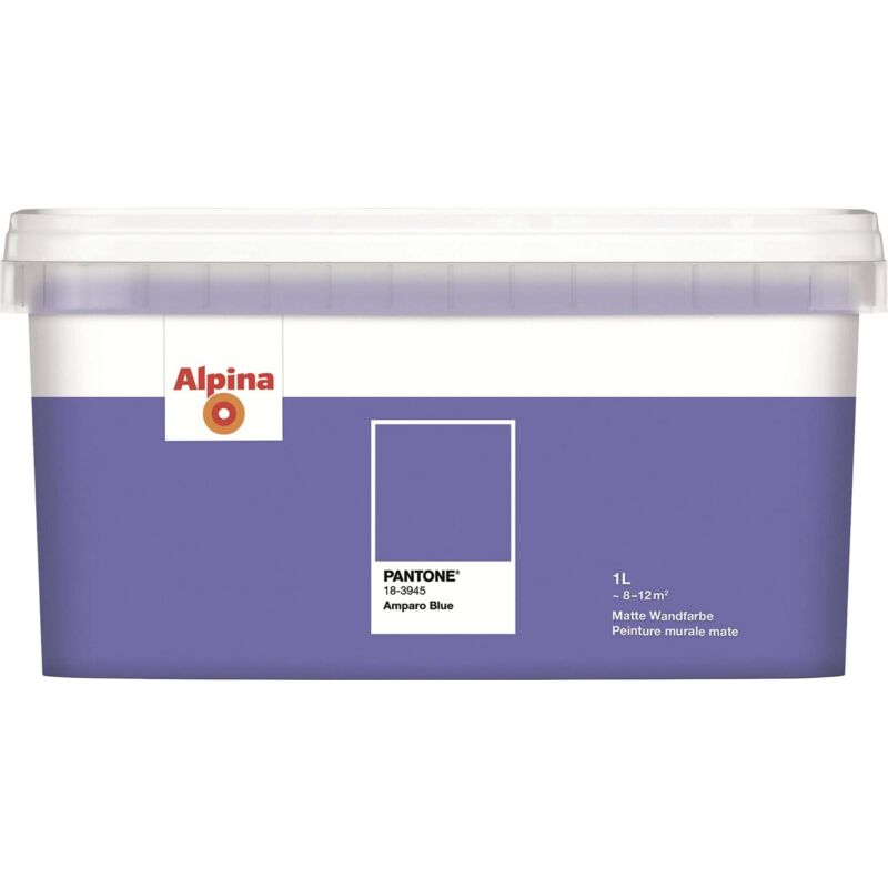 Alpina Wandfarbe Pantone matt amparo blue 1 L Innen