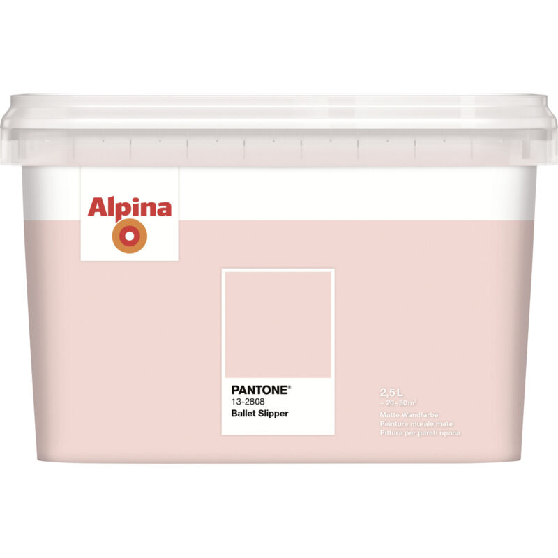 Alpina Wandfarbe Pantone matt ballet slipper 2,5 L Wandfarbe