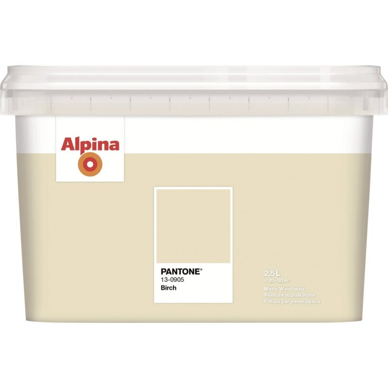Alpina Wandfarbe Pantone matt birch 2,5 L Wandfarbe