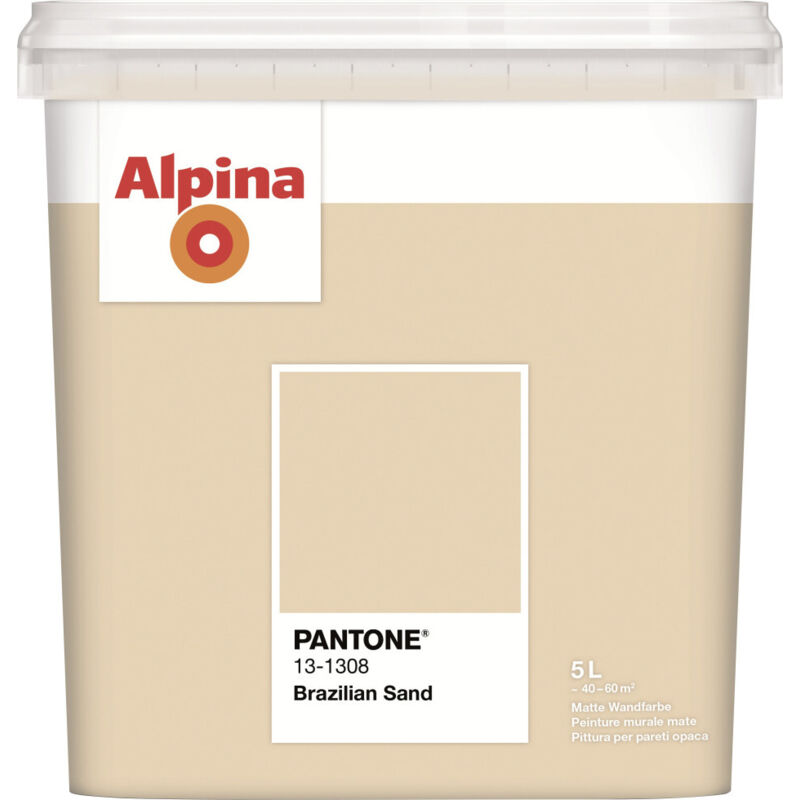 Alpina Wandfarbe Pantone matt brazilian sand 5 L Innen