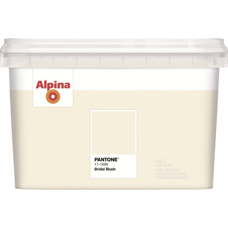 Alpina Wandfarbe Pantone matt bridal blush 2,5 L Wandfarbe