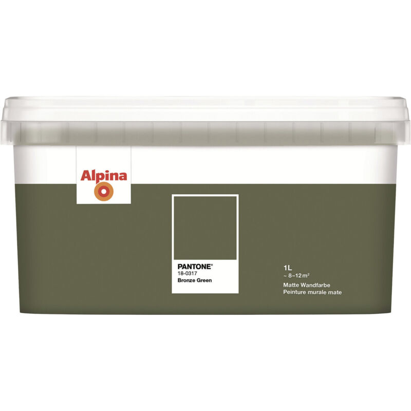 Alpina Wandfarbe Pantone matt bronze green 1 L Innen