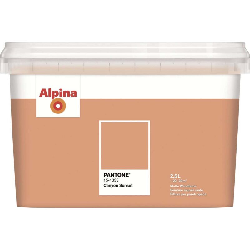 Alpina Wandfarbe Pantone matt canyon sunset 2,5 L Wandfarbe