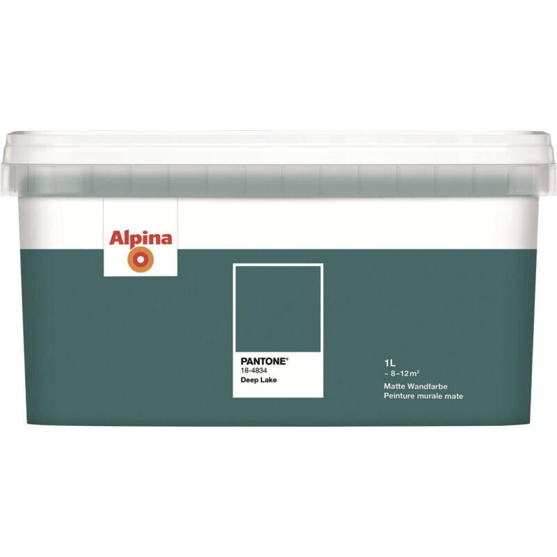Alpina Wandfarbe Pantone matt deep lake 1 L Innen