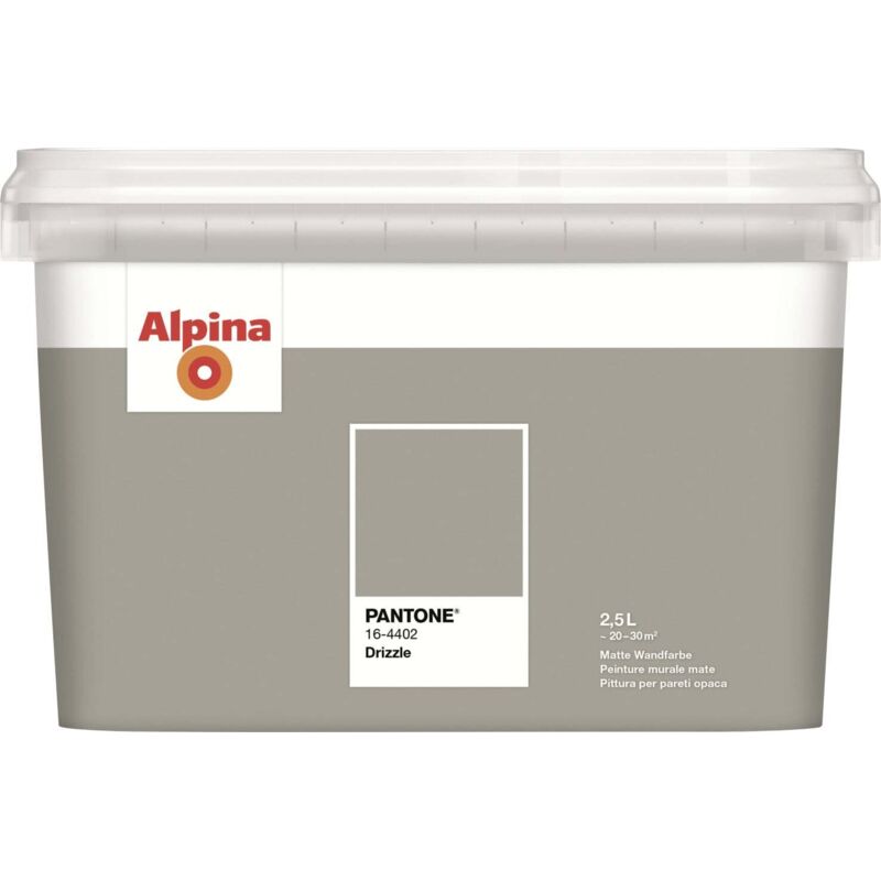 Alpina Wandfarbe Pantone matt drizzle 2,5 L Wandfarbe