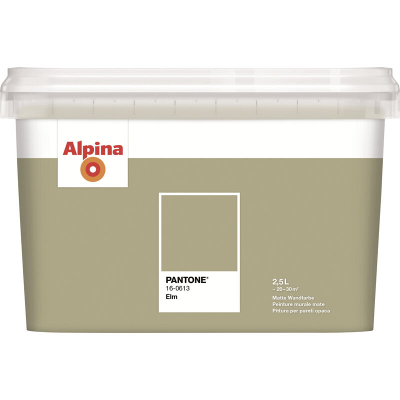 Alpina Wandfarbe Pantone matt elm 2,5 L Wandfarbe