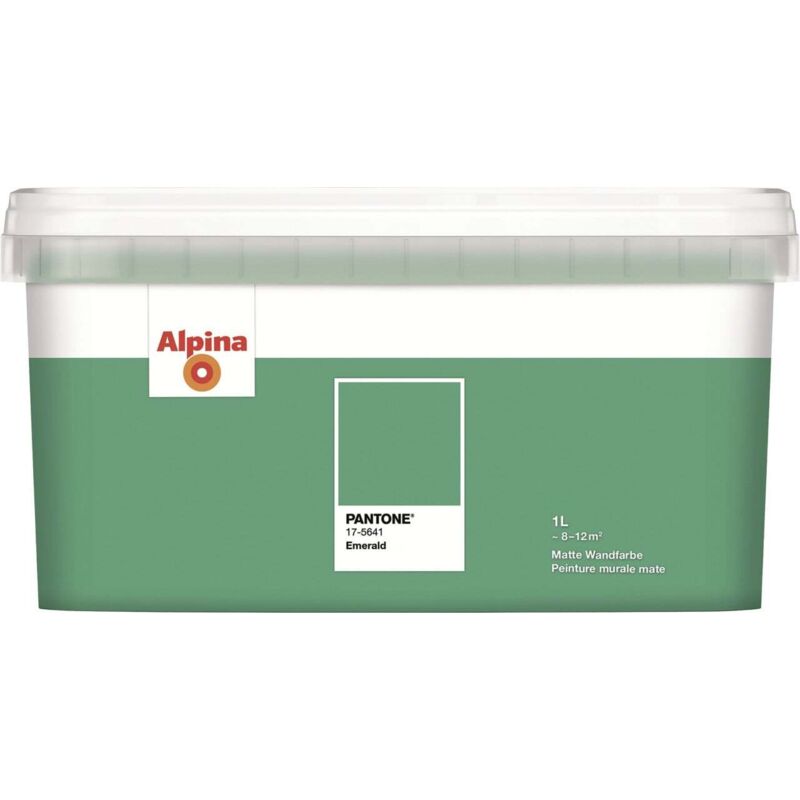 Alpina Wandfarbe Pantone matt emerald 1 L Innen