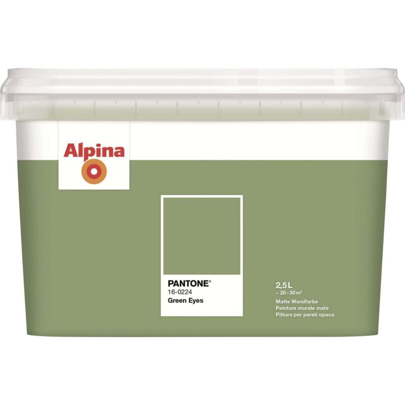 Alpina Wandfarbe Pantone matt green eyes 2,5 L Wandfarbe