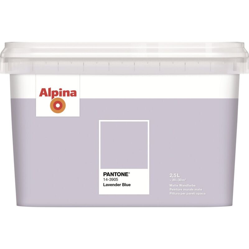Alpina Wandfarbe Pantone matt lavender blue 2,5 L