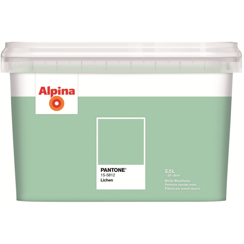 Alpina Wandfarbe Pantone matt lichen 2,5 L Wandfarbe