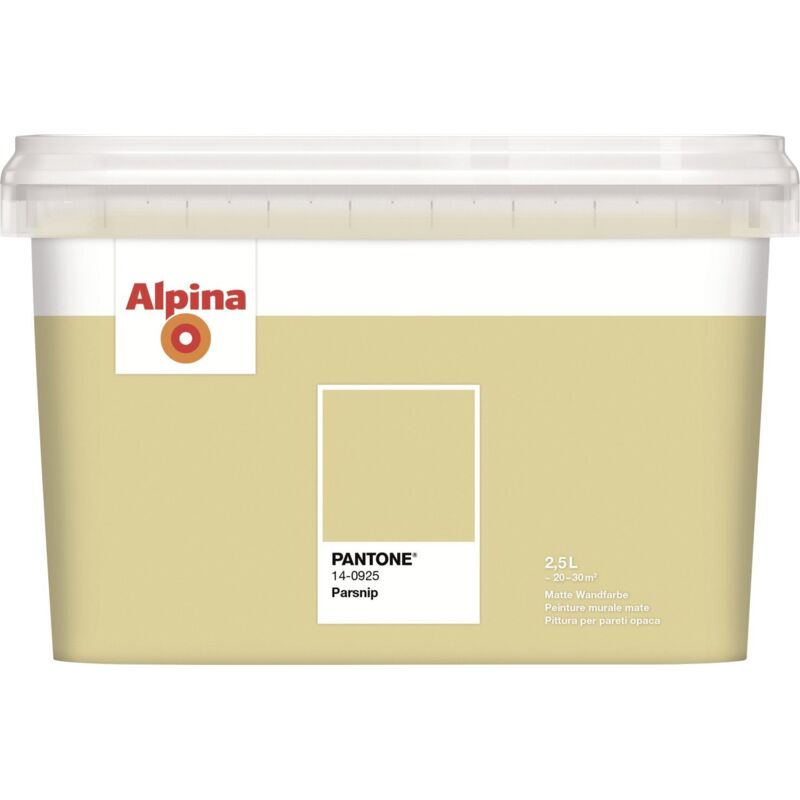 Alpina Wandfarbe Pantone matt parsnip 2,5 L Wandfarbe