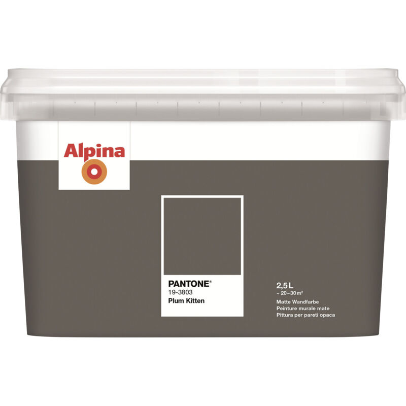 Alpina Wandfarbe Pantone matt plum kitten 2,5 L Wandfarbe