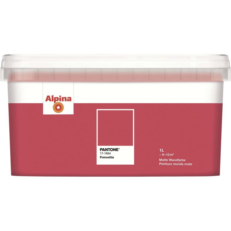 Alpina Wandfarbe Pantone matt poinsettia 1 L Innen