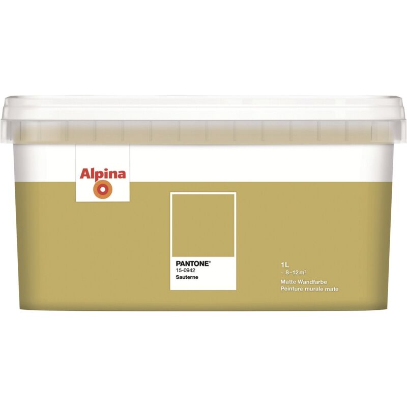 Alpina Wandfarbe Pantone matt sauterne 1 L Innen