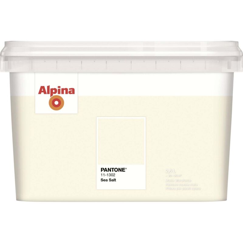 Alpina Wandfarbe Pantone matt sea salt 2,5 L Wandfarbe