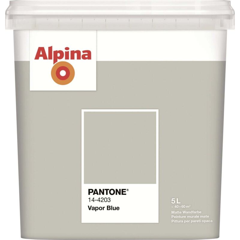 Alpina Wandfarbe Pantone matt vapor blue 5 L Innen
