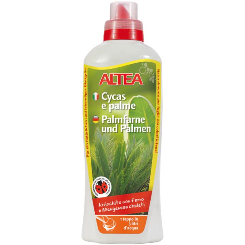 Cycas und Palmen, natürlicher Dünger für Cycas und Palmen mit Zink und Mangan, 0,3 l - Altea