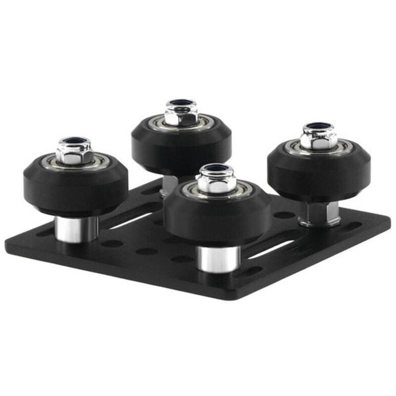 Aluminium-Profilrolle 2020 für 3D-Drucker (2 Stück) mit 4 Exzenter-Abstandshaltern und runder Säule für 3D-Drucker