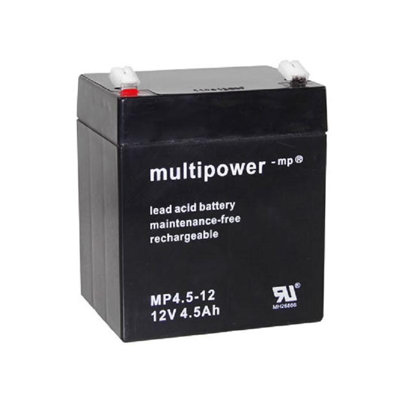 Amazon Multipower Blei-Akku MP4,5-12 Pb 12V / 4,5Ah Faston 4,8
