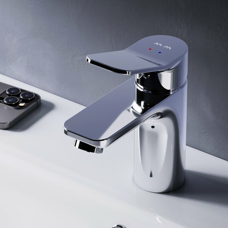 Wasserhahn Bad Chrom Waschtischarmatur Bad Armatur Mischbatterie Waschbeckenarmatur Einhebelmischer Badezimmer - Am.pm