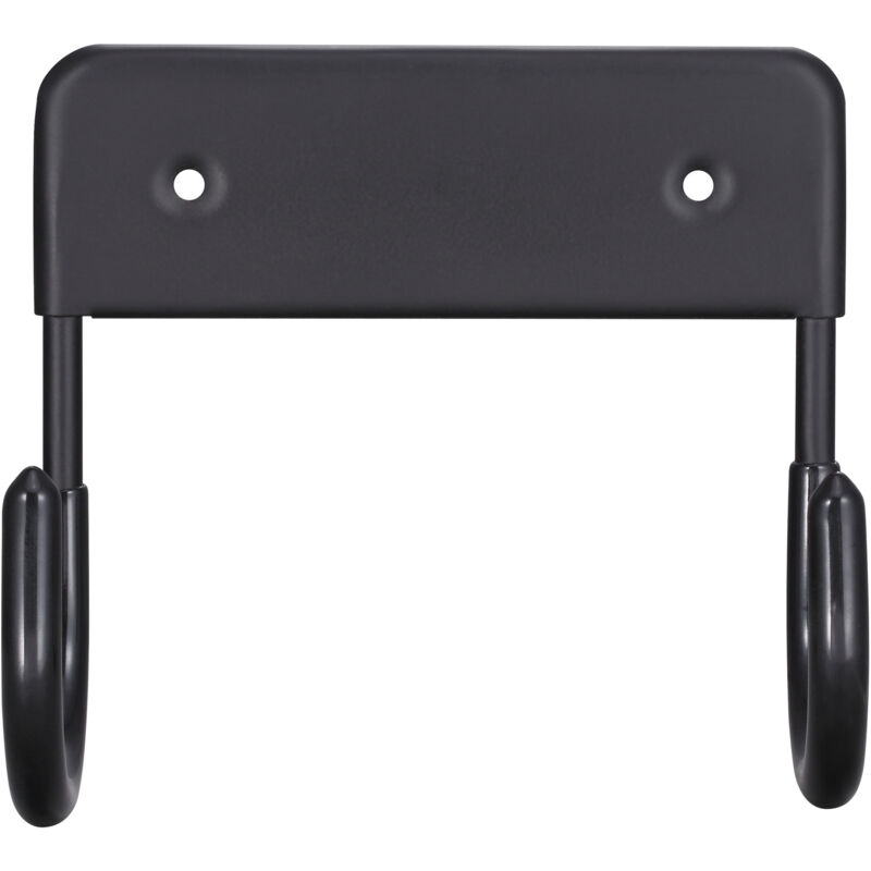 An der Wand montierter Bügelbretthalter, Bügelbrett-Organizer, Wandhalterung für die Waschküche, Hängehalter für Bügelbrett, Bügelbretthaken (schwarz)