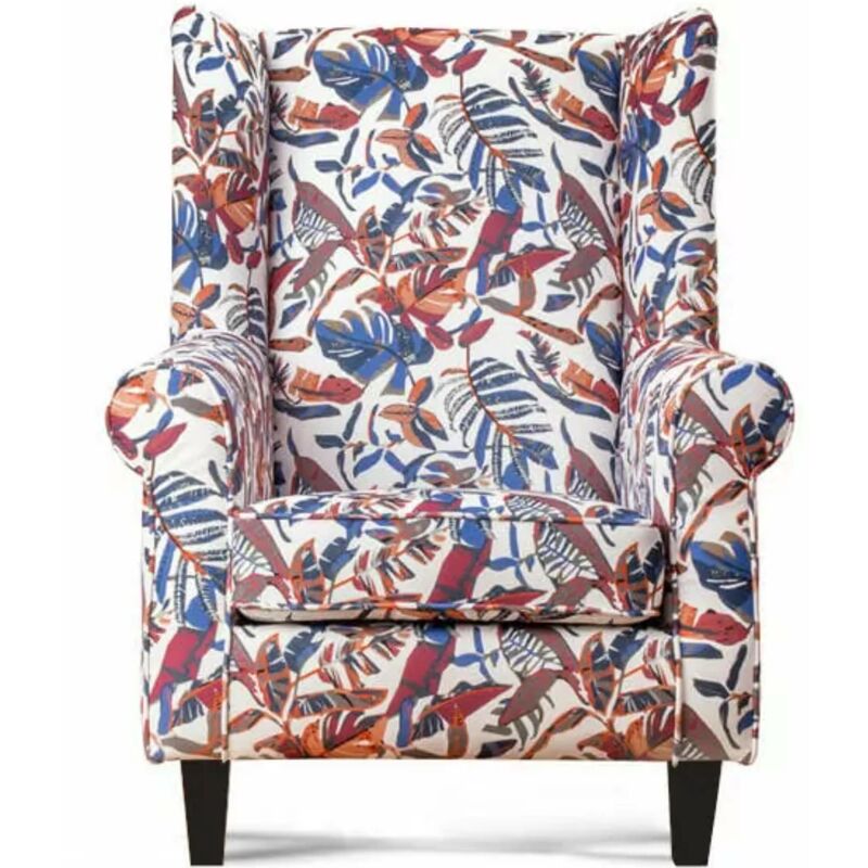 Klassische Sessel Gepolsterter mit Armlehnen und pflegeleichter Stoff 'miles', Bunt, Stoff, Classic, 82x105x97 cm - Konsimo