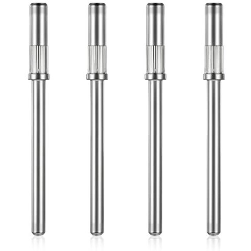 Andibro 4 Stück 3,1 mm Schaftdorne für kleine Schleifbänder – 3/32 Schaft Mini-Nagelbohrer-Bits für elektrische Bohrmaschine