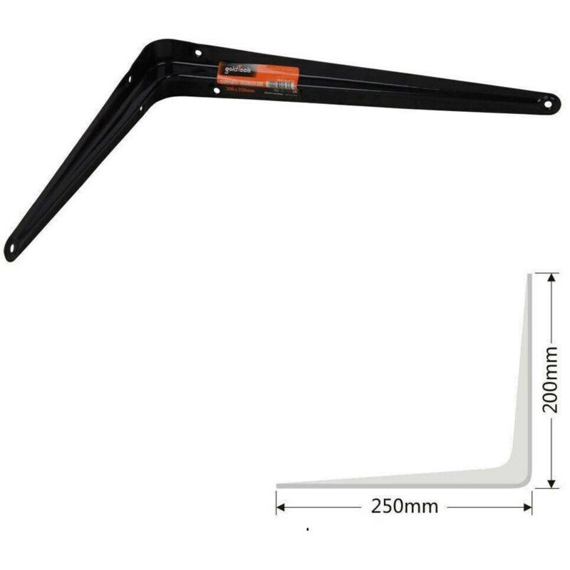 Trade Shop Traesio - Trade Shop - angolari staff 2PZ support support angolo regionale verordnungen 90° 200X250MM -