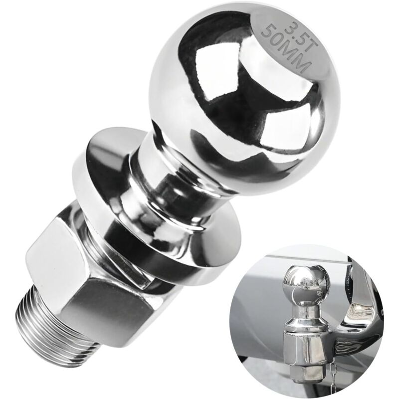 Anhängerkupplung, Ø 50 mm, Anhängerkupplung, Traktor-Anhängerkupplung, Anhängerkupplungskugel, Ø 22 mm Schraube mit einer Tragkraft von bis zu 3,5