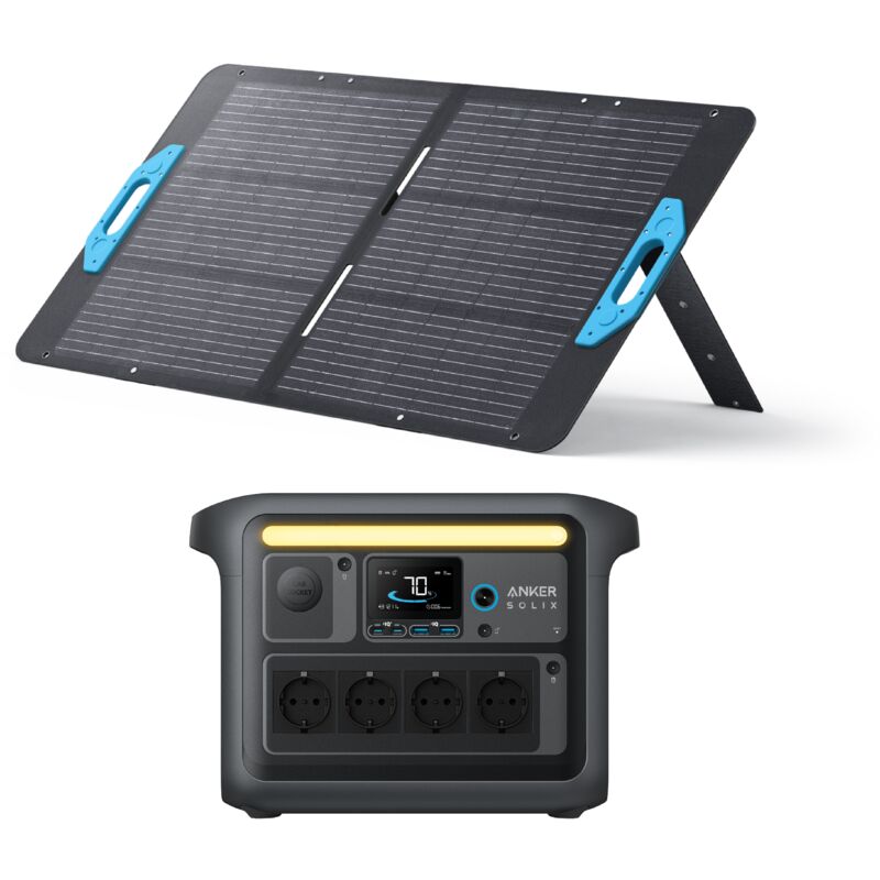 Kit Powerstation Anker SOLIX C1000X mit Solarpanel PS100 (0% MwSt)