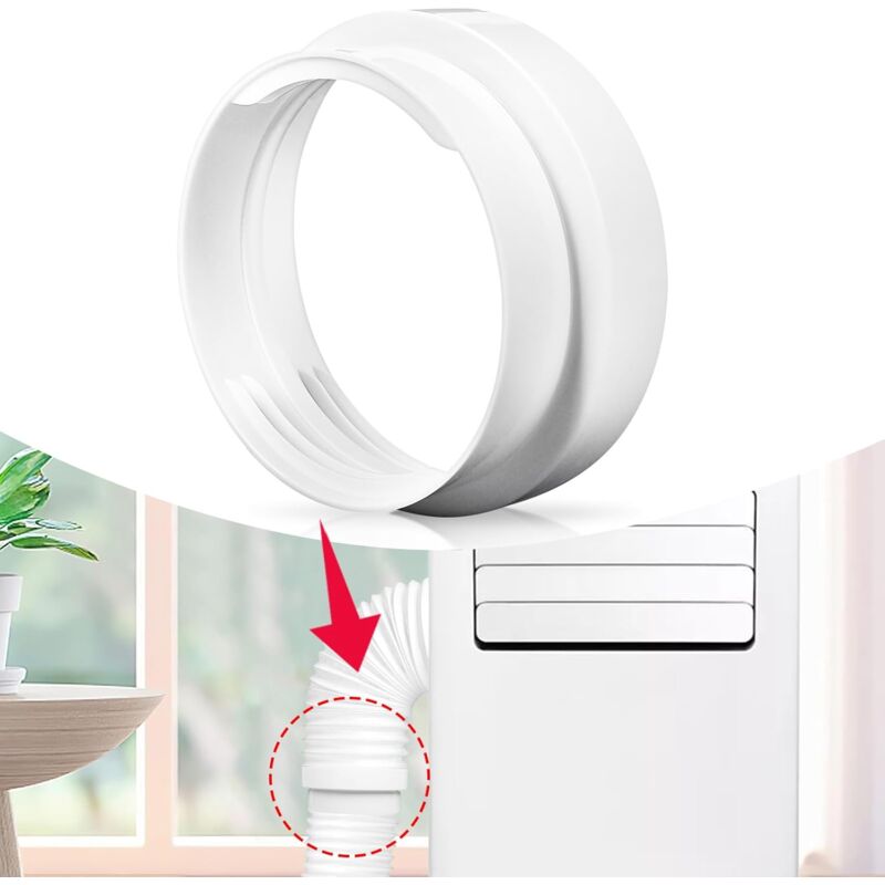 Anschlussstück von 130 mm bis 150 mm, universelle Klimaanlagen-Schlauchverlängerung, Abluftadapter für tragbare Klimaanlagen