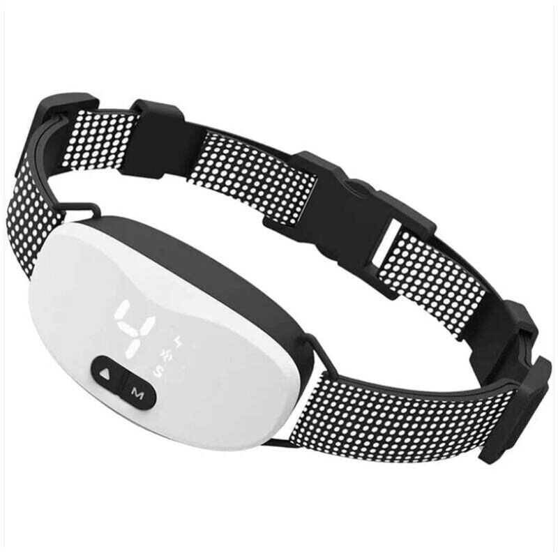 Anti-Bell-Halsband für Hunde, Automatisches Halsband mit 7 Empfindlichkeitsstufen, Vibrationsstufe 0-8, Schock- und Tonmodus, IP67 wasserdicht und